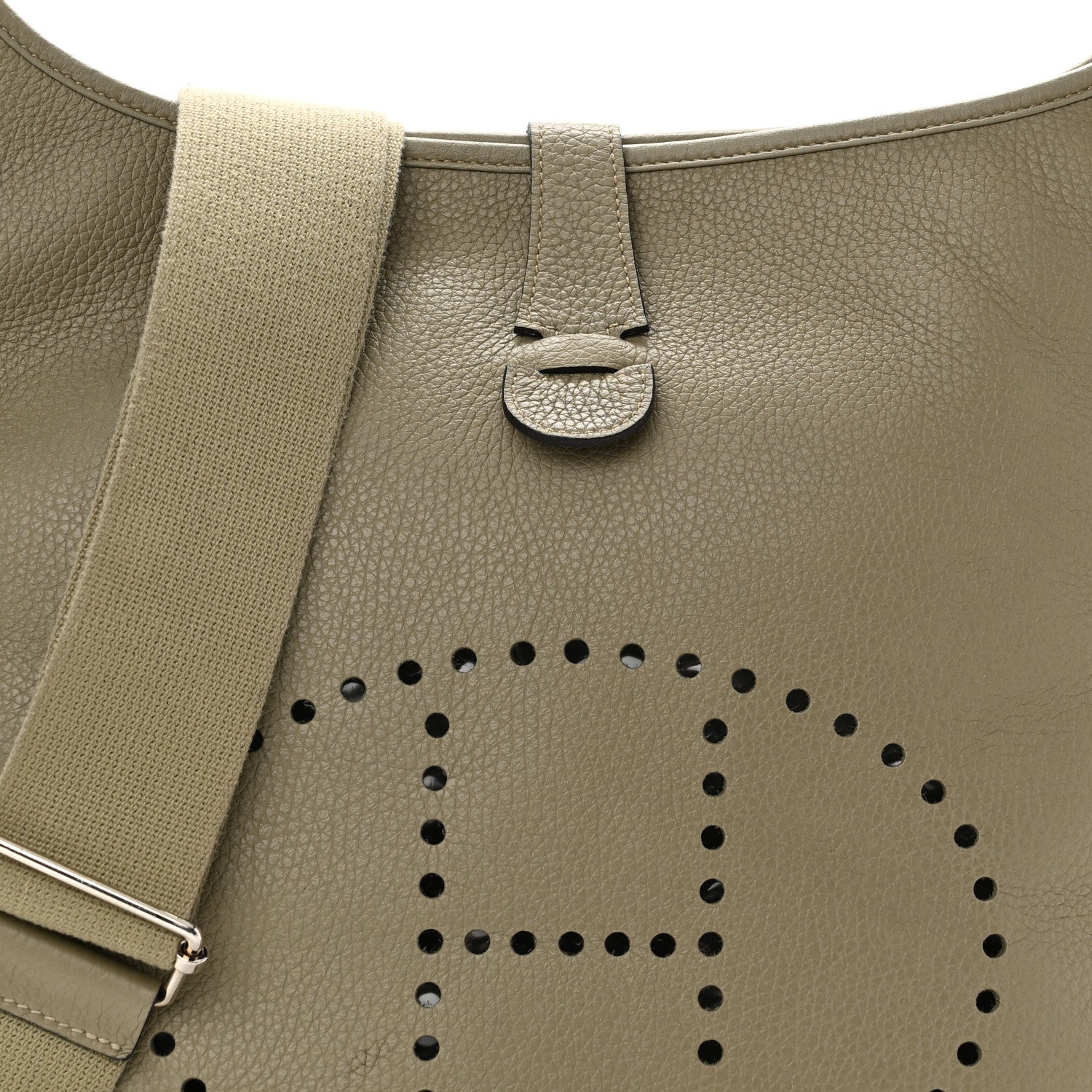 Hermes Taurillon Clemence Evelyne III GM Sauge 7 of 14