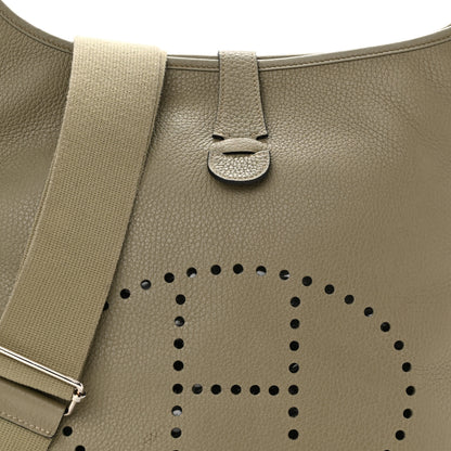 Hermes Taurillon Clemence Evelyne III GM Sauge 7 of 14