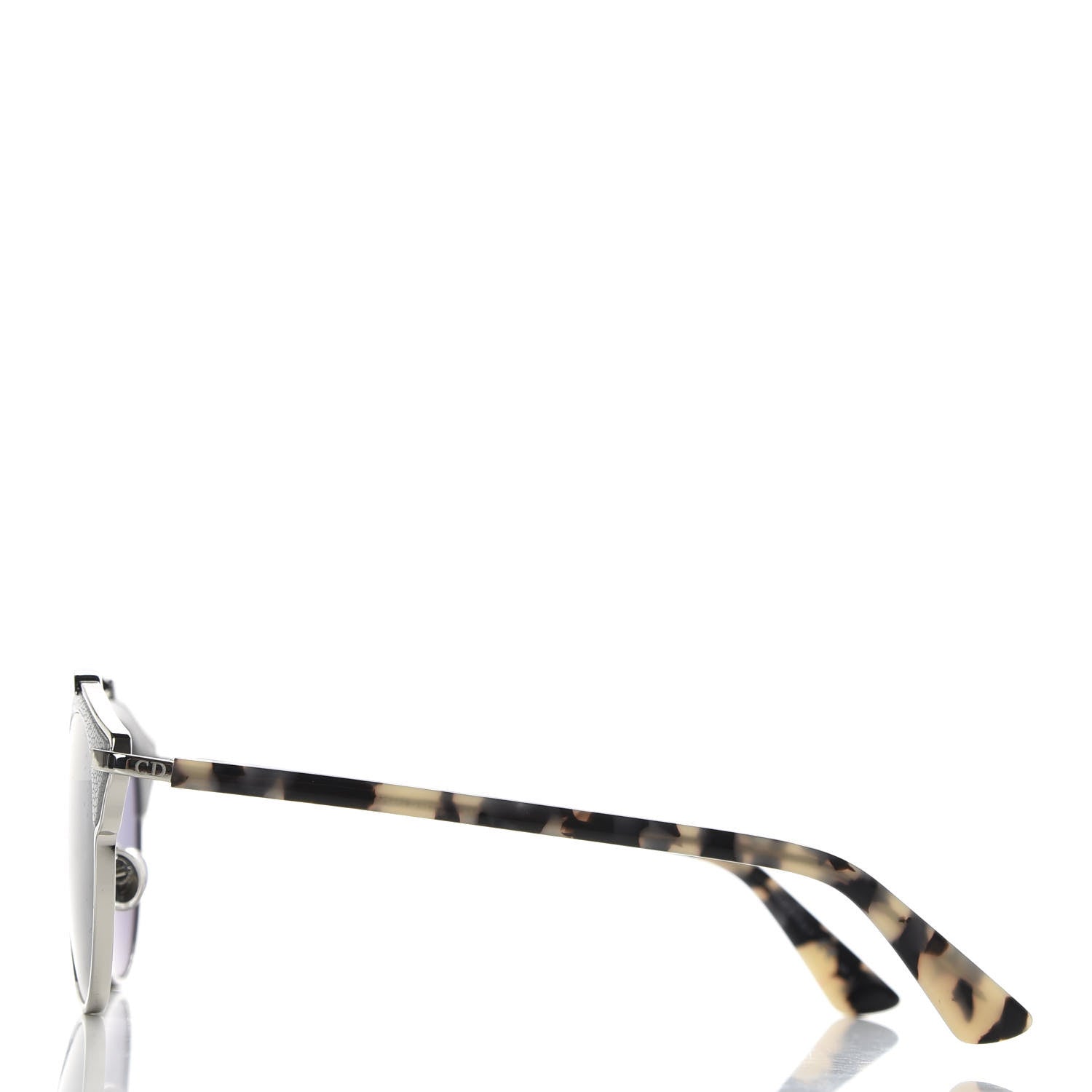 Christian Dior Metal Lambskin Mirrored So Real Sunglasses Blue Tortoise 3 of 8