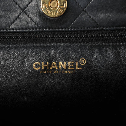 Chanel Lambskin Quilted Tote Black 6 of 7
