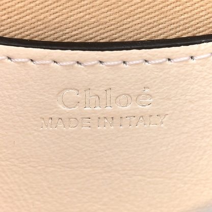Chloe Calfskin Crocodile Embossed Small Tess Bag Brilliant White 6 of 15