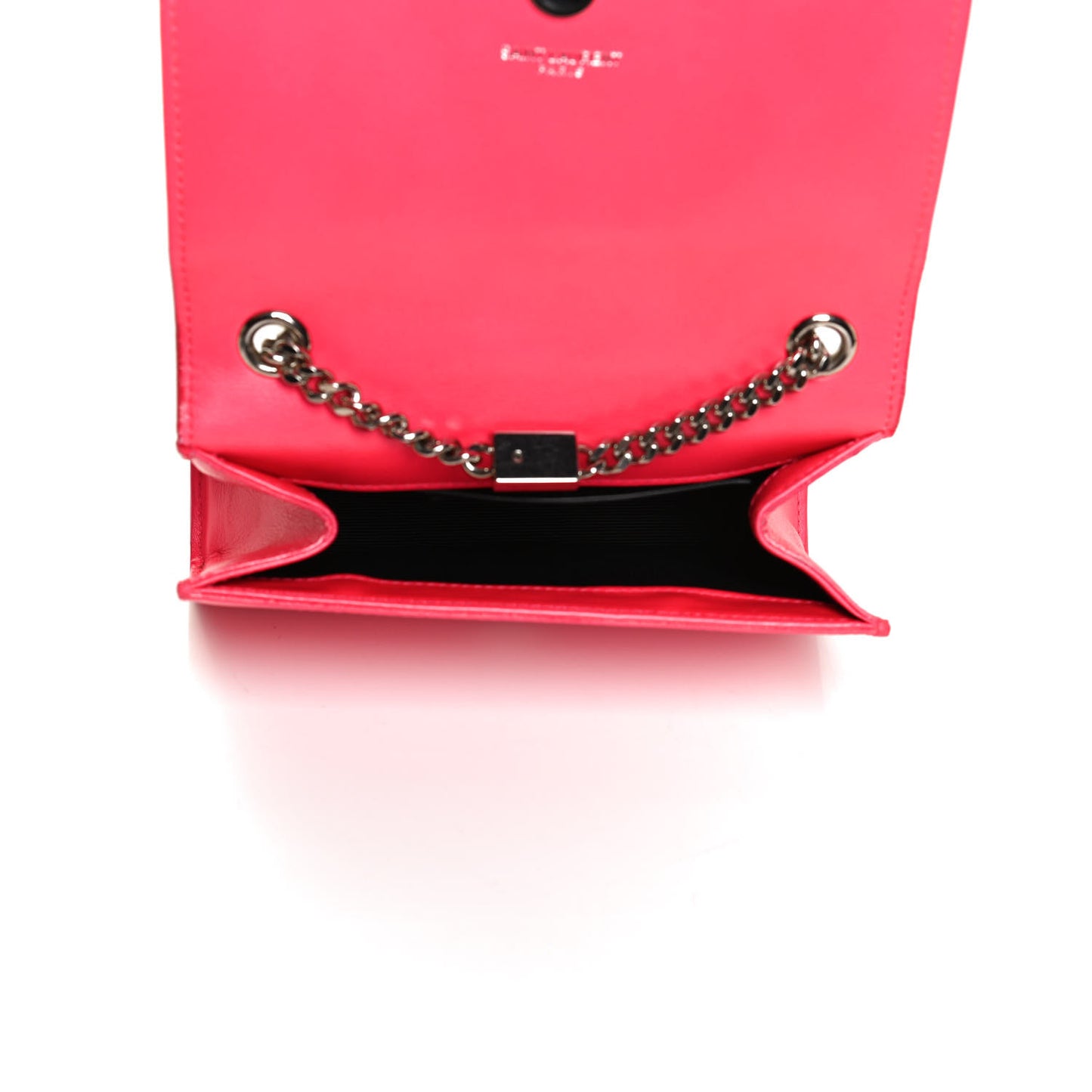 Calfskin Small Classic Monogram Kate Satchel Neon Pink