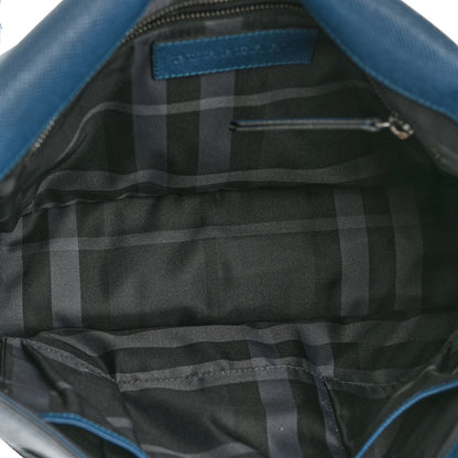 Burberry London Grainy Calfskin Rivendale Messenger Bag Blue 5 of 10