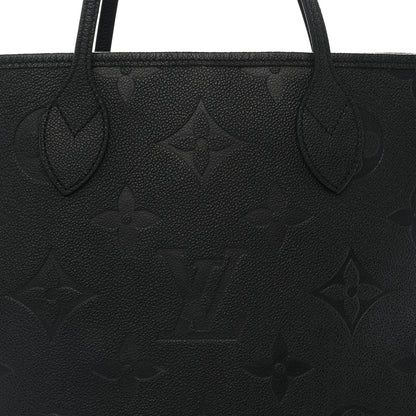 Louis Vuitton Empreinte Monogram Giant Neverfull MM Black 7 of 10