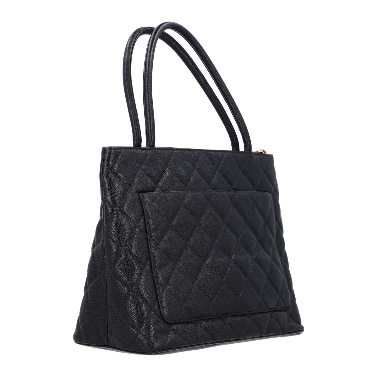 Chanel Caviar Quilted Medallion Tote Black 3 of 10
