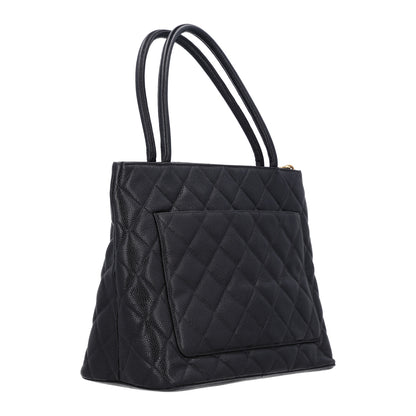 Chanel Caviar Quilted Medallion Tote Black 3 of 10