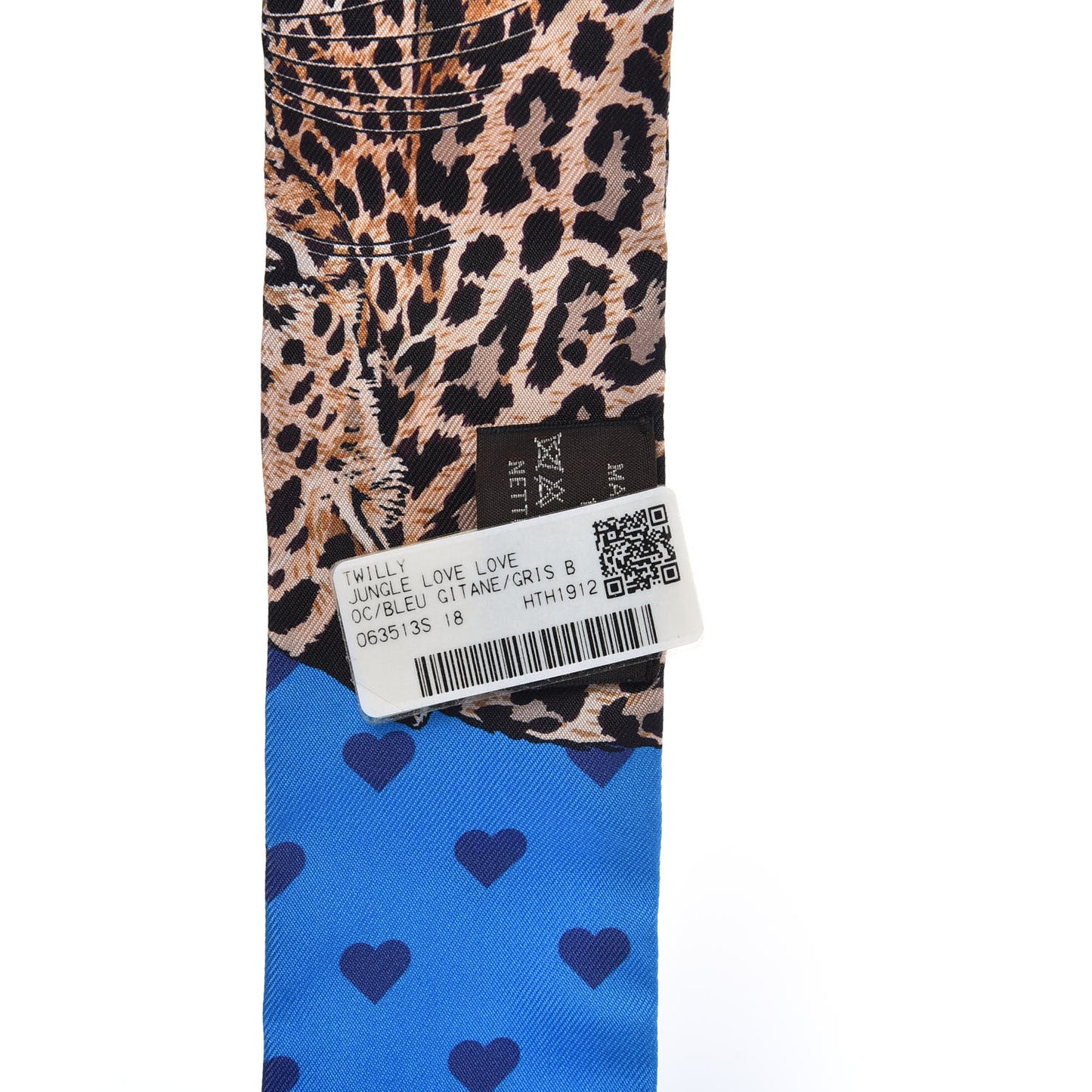 Silk Jungle Love Love Twilly Bleu Gitane Gris Bleuete