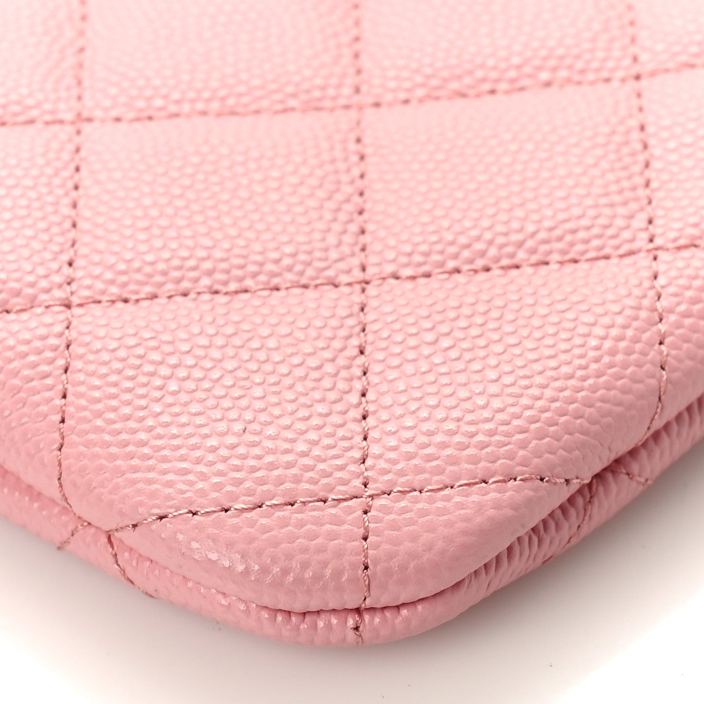 Chanel Caviar Quilted Small Cosmetic Case Light Pink 8 of 9