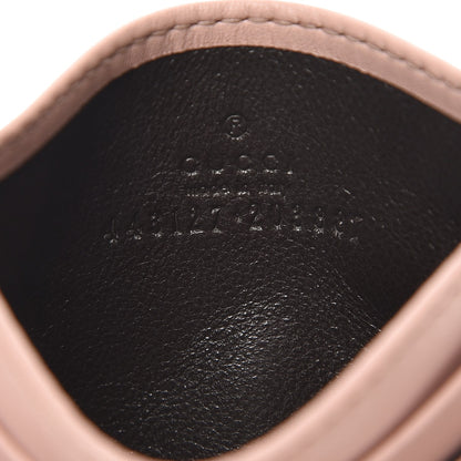 Gucci Calfskin Matelasse GG Marmont Card Holder Perfect Pink 13 of 14