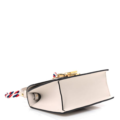 Gucci Calfskin Mini Sylvie Top Handle Bag White 4 of 16