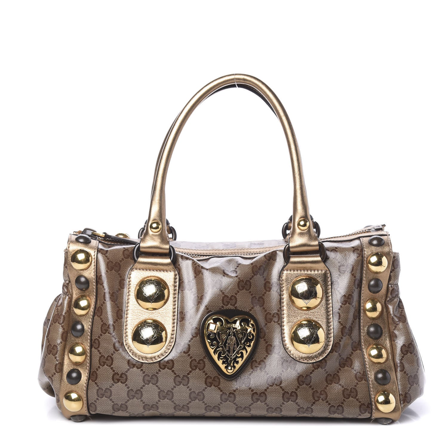 Gucci Crystal Monogram Babouska Tote 1 of 12