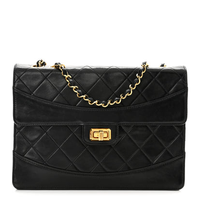 Chanel Lambskin Quilted Medium Single Flap Black 1 of 11