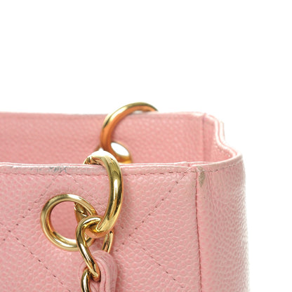Chanel Caviar Petit Shopping Tote PST Pink 8 of 19