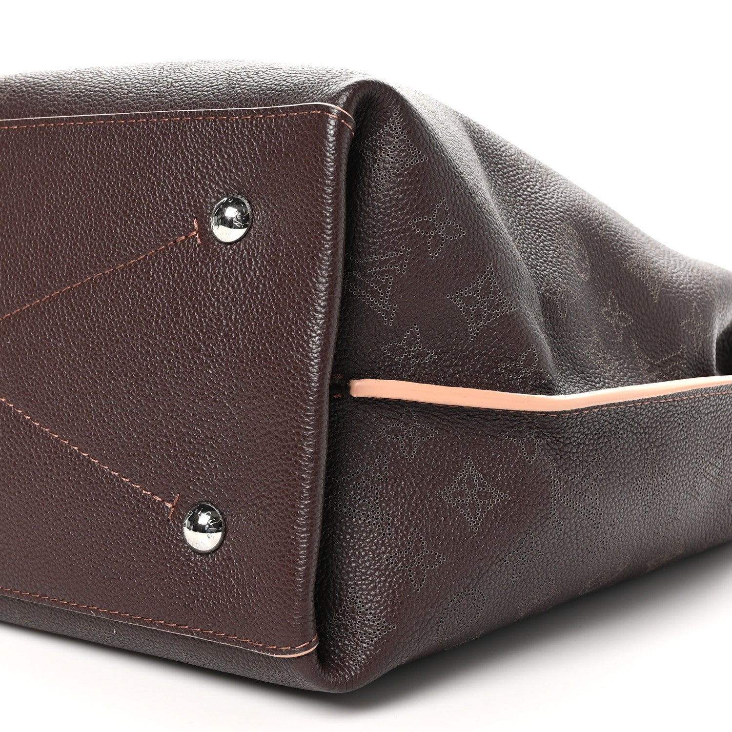 Louis Vuitton Mahina Carmel Hobo Chocolate 9 of 9