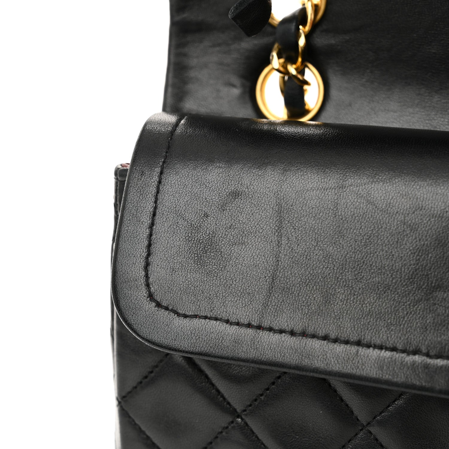 Chanel Lambskin Quilted Small Double Flap Black 15 of 15