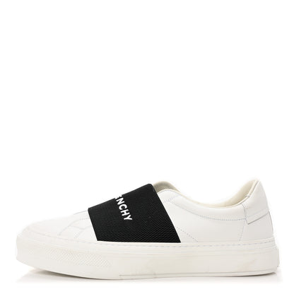 Givenchy Calfskin Band Logo Mens Urban Street Sneakers 42 White Black 1 of 8