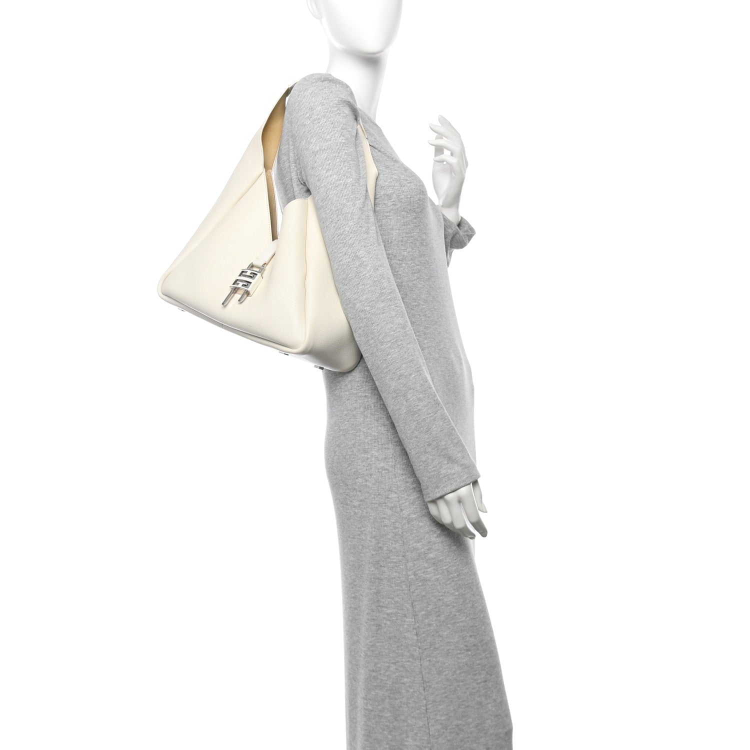 Givenchy Calfskin Medium G-Lock Hobo Natural Beige 2 of 10