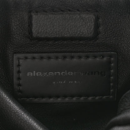 Alexander Wang Crystal Leopard Mini Wanglock Shopper Black Brown 6 of 9
