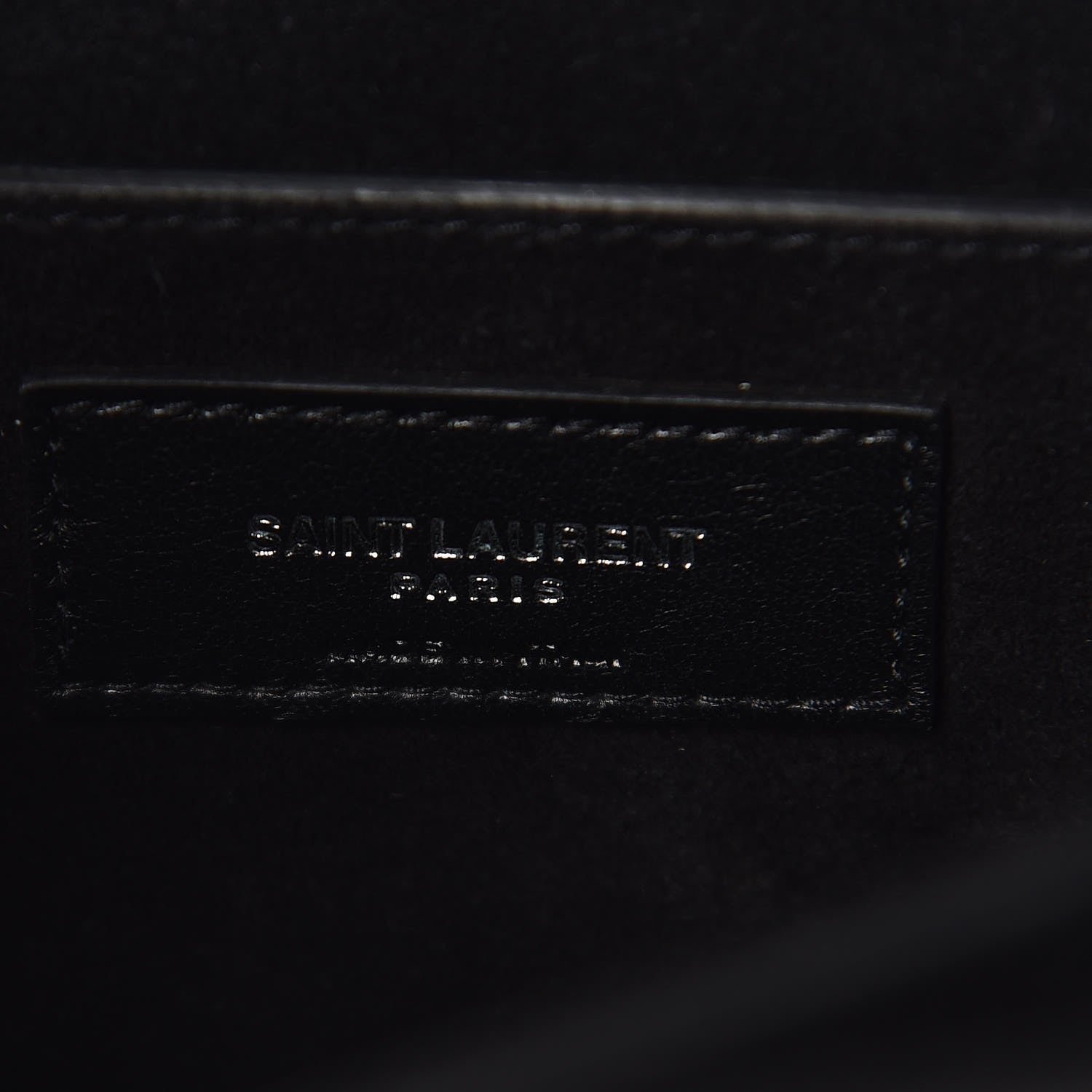 Saint Laurent Calfskin Large Monogram Sunset Black 7 of 11