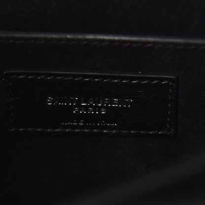 Saint Laurent Calfskin Large Monogram Sunset Black 7 of 11
