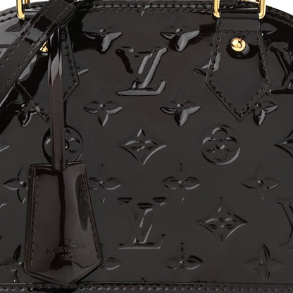 Louis Vuitton Vernis Alma BB Amarante 8 of 10