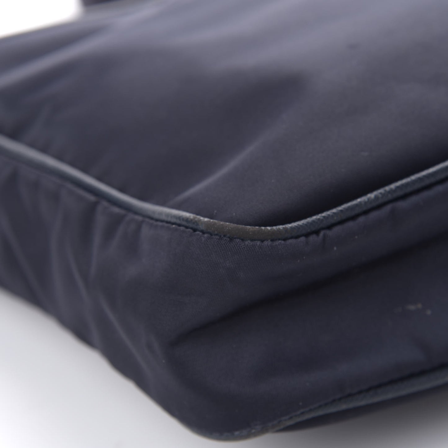 Tessuto Nylon Saffiano Flat Messenger Bag Baltico