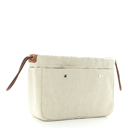 Hermes Canvas Barenia Fourbi 20 PM Pouch Naturel Fauve 3 of 11