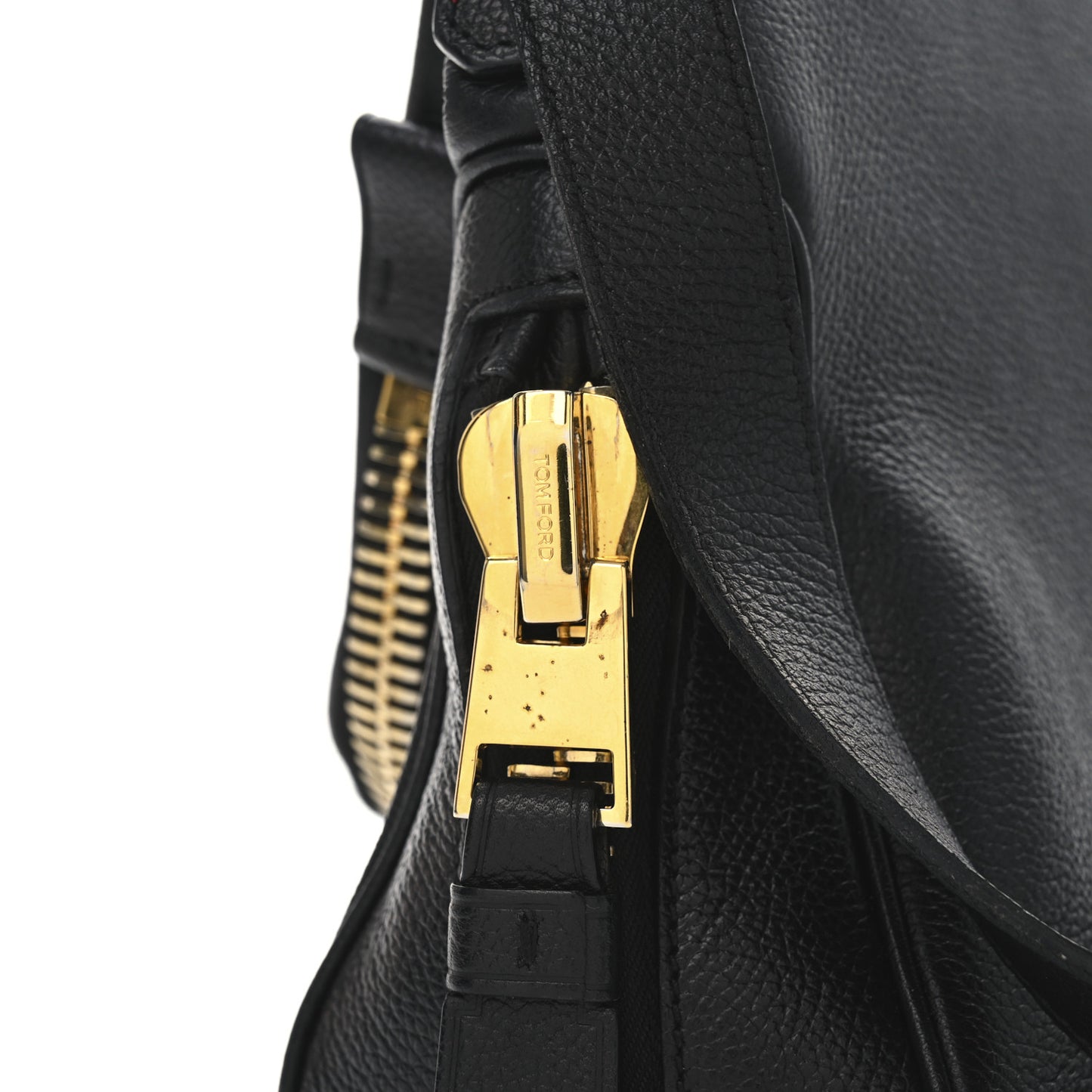 Grained Calfskin Medium Jennifer Crossbody Bag Black