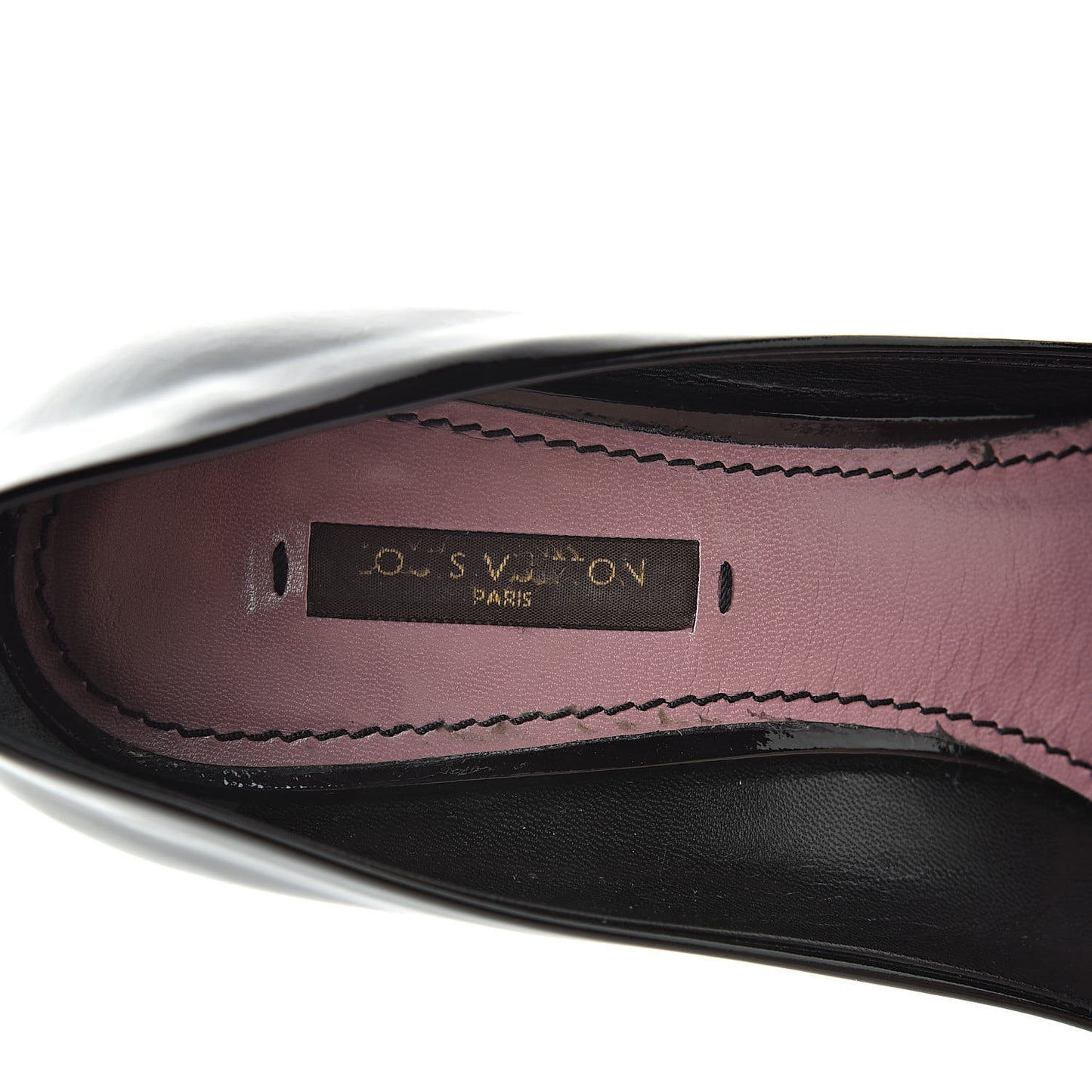 Patent Calfskin Pumps 37 Black