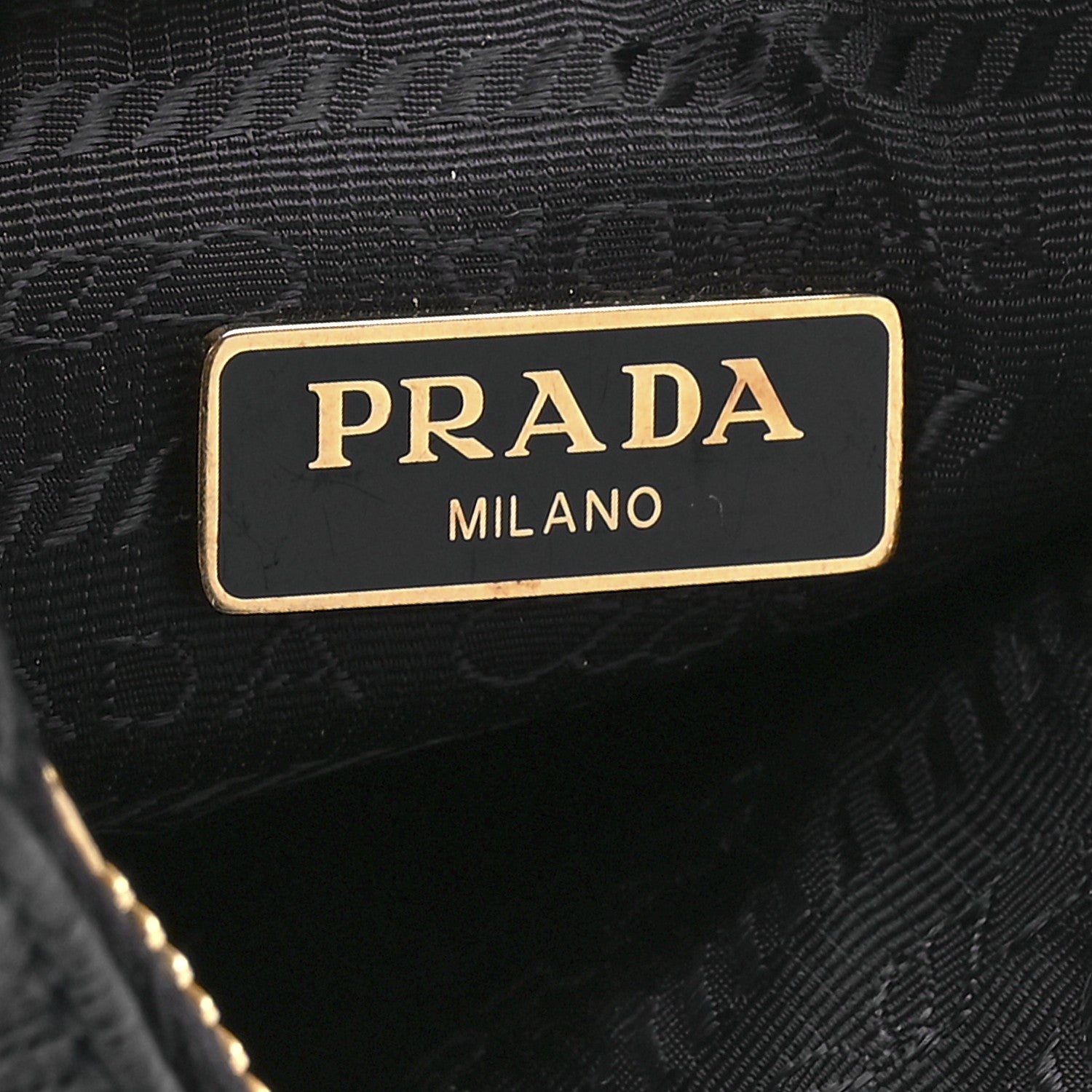 Prada Saffiano Lux Mini Shoulder Bag Black 6 of 12