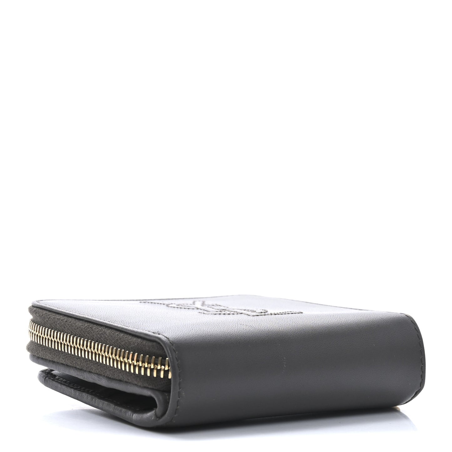 Lambskin Belle de Jour Zip Around French Wallet Earth