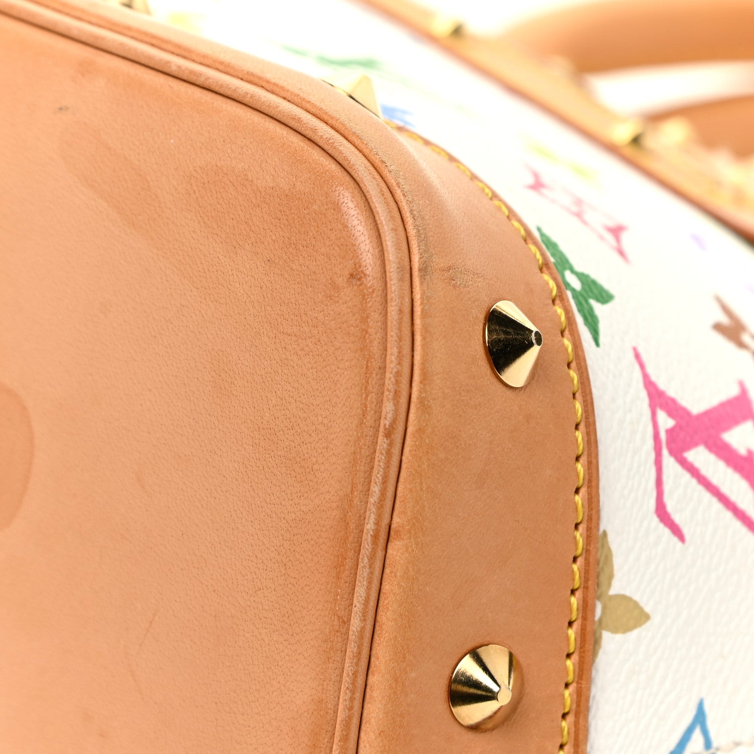 Louis Vuitton Monogram Multicolor Alma White 13 of 25