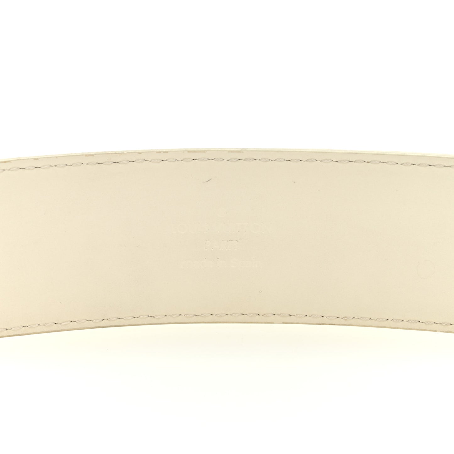 PVC Monogram 40mm LV Initiales Reversible Belt 90 36 Iridescent Prism