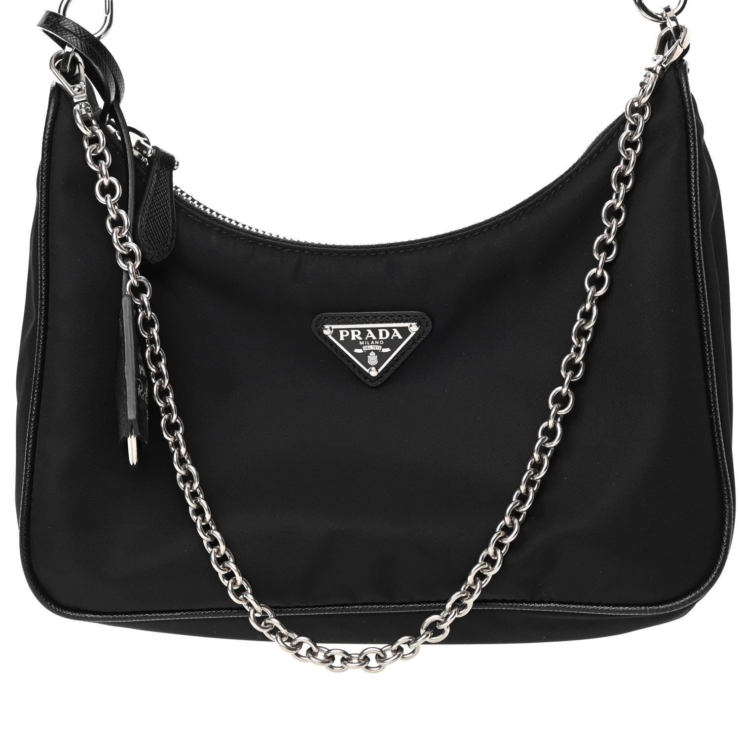 Prada Nylon Re-Edition 2005 Shoulder Bag Black 9 of 13