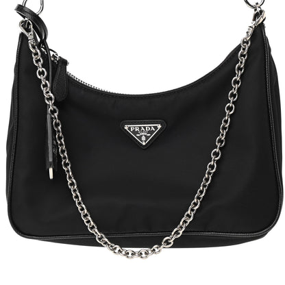 Prada Nylon Re-Edition 2005 Shoulder Bag Black 9 of 13