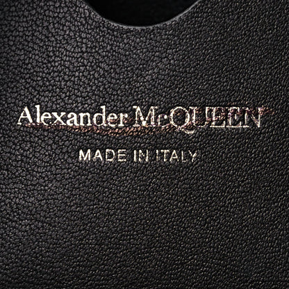 Alexander McQueen Nappa Skull Four Ring Clutch Black 6 of 16