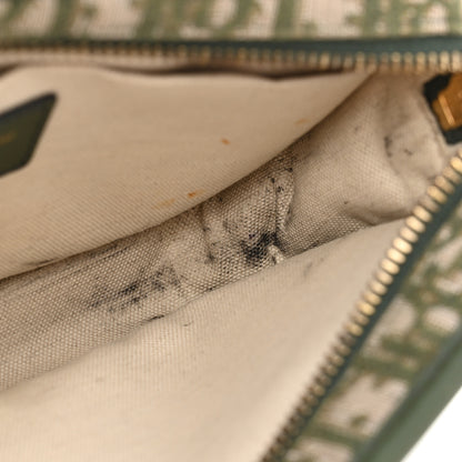 Christian Dior Oblique Diorquake Clutch Green 11 of 12
