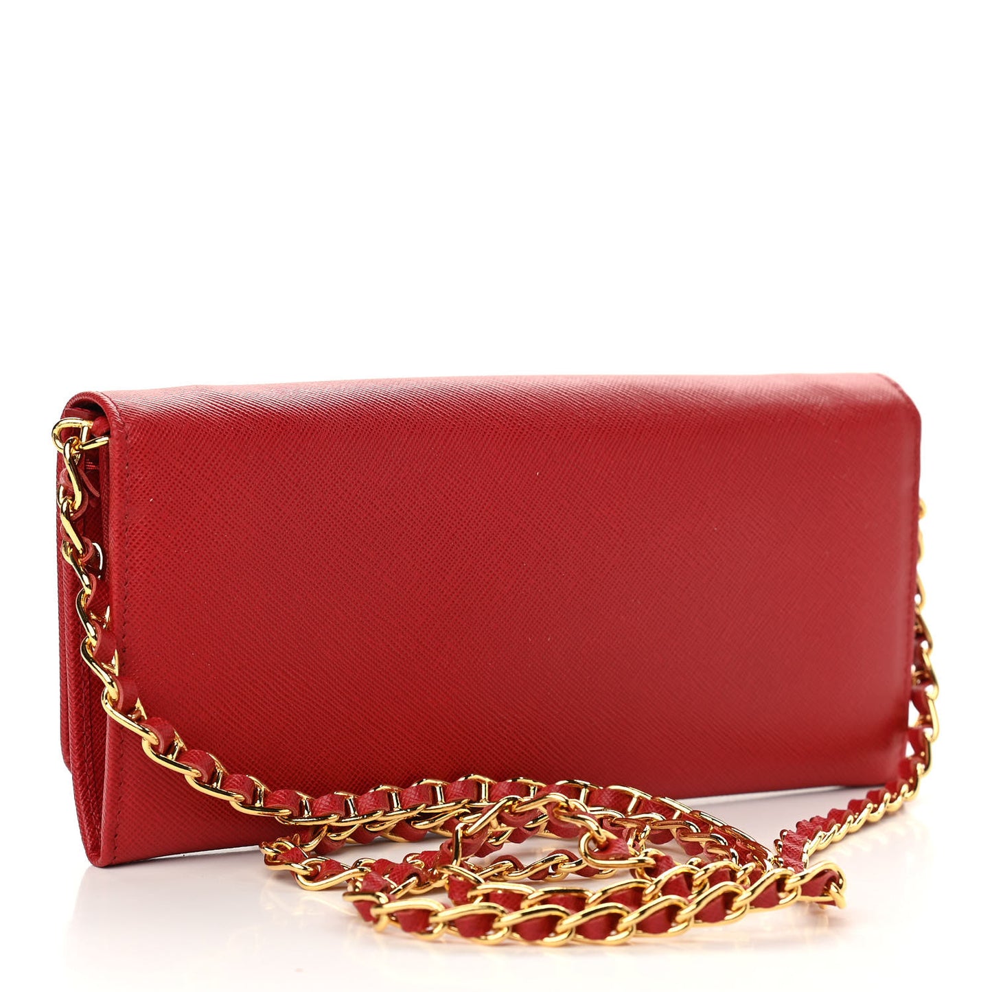 Saffiano Wallet on Chain Fuoco