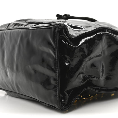 Chanel Paten Timeless CC Drawstring Backpack Black 10 of 10