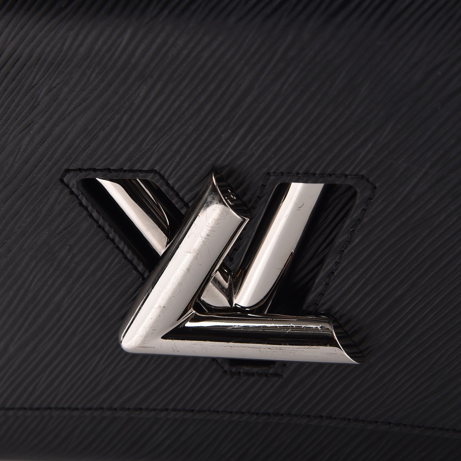 Louis Vuitton Epi Twist Shoulder Bag MM Black 8 of 9