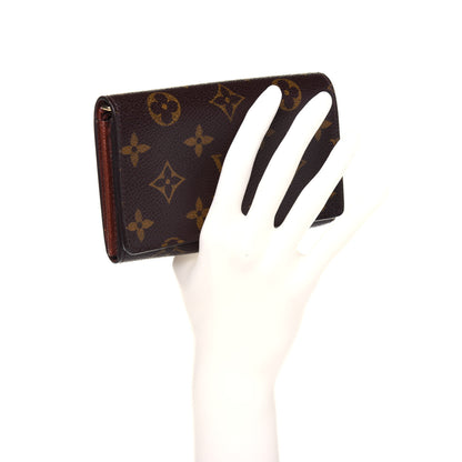 Louis Vuitton Monogram Porte-Monnaie Tresor Wallet 2 of 11