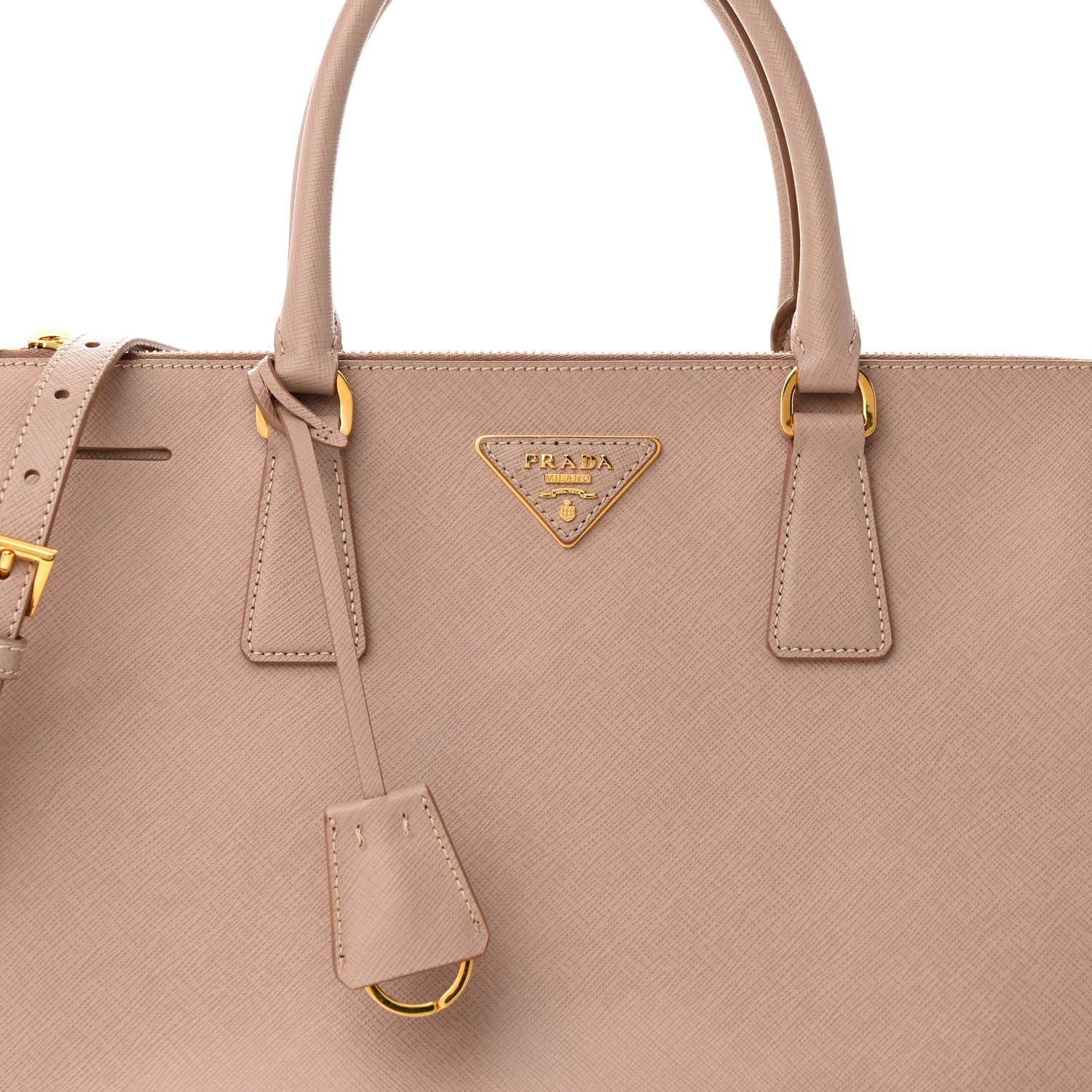 Prada Saffiano Lux Galleria Double Zip Tote Cammeo 7 of 11
