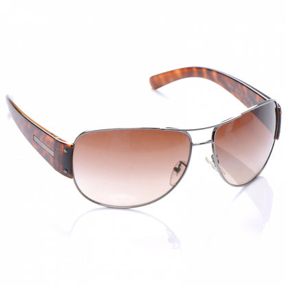 Prada Tortoise Shell Aviator Sunglasses SPR 52G 3 of 6