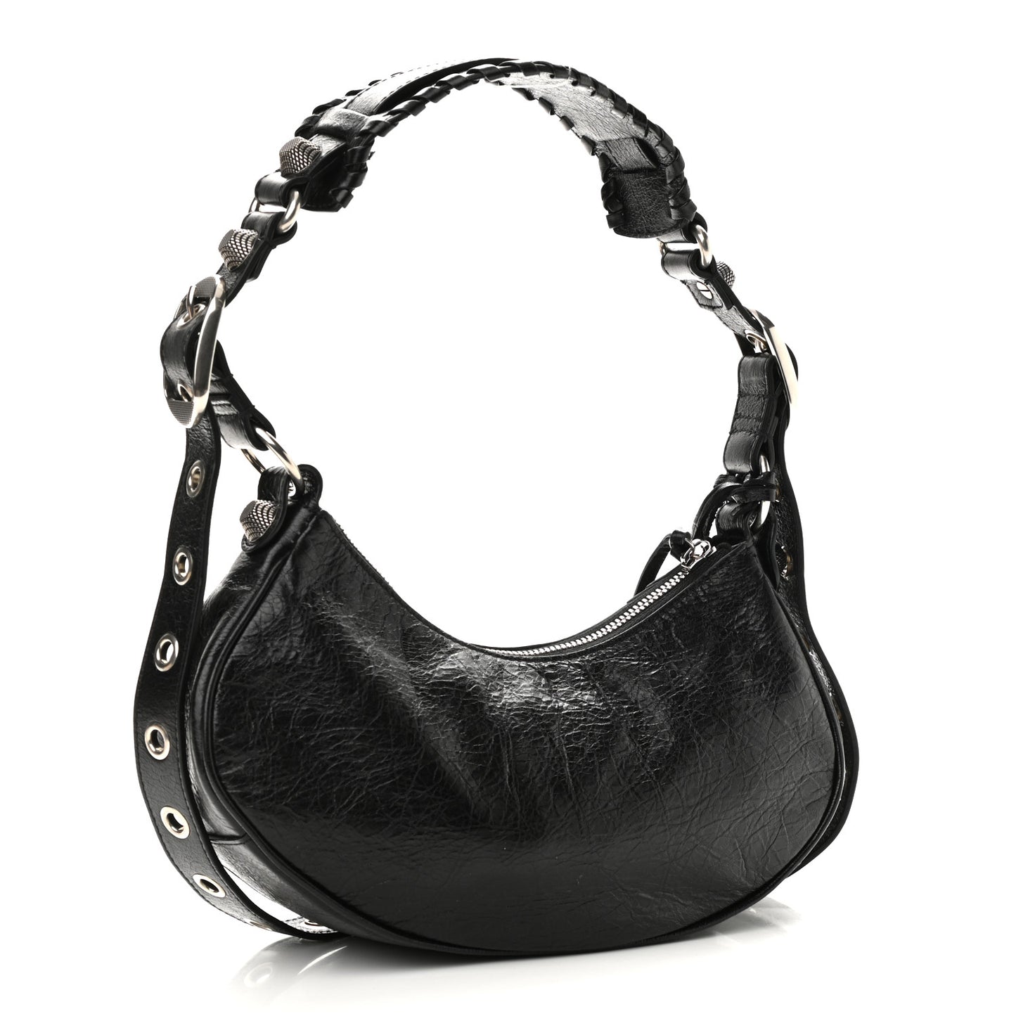 Agneau Arena Le Cagole Shoulder Bag XS Black