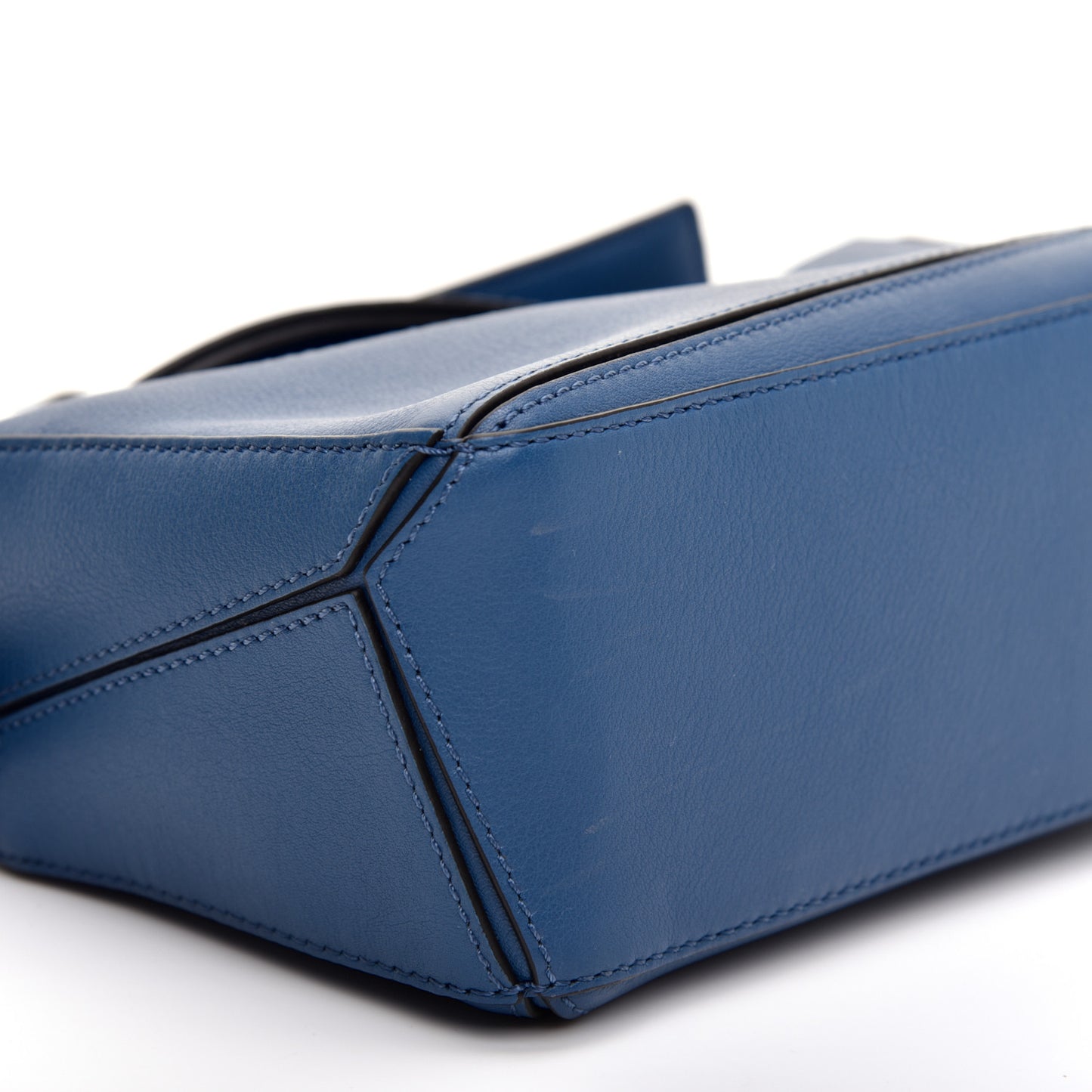 Calfskin Mini Puzzle Bag Blue