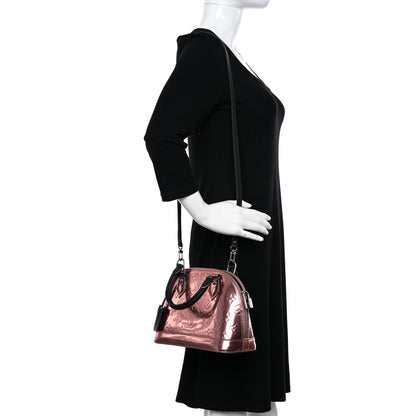 Louis Vuitton Vernis Alma BB Rose Cuivre 2 of 11