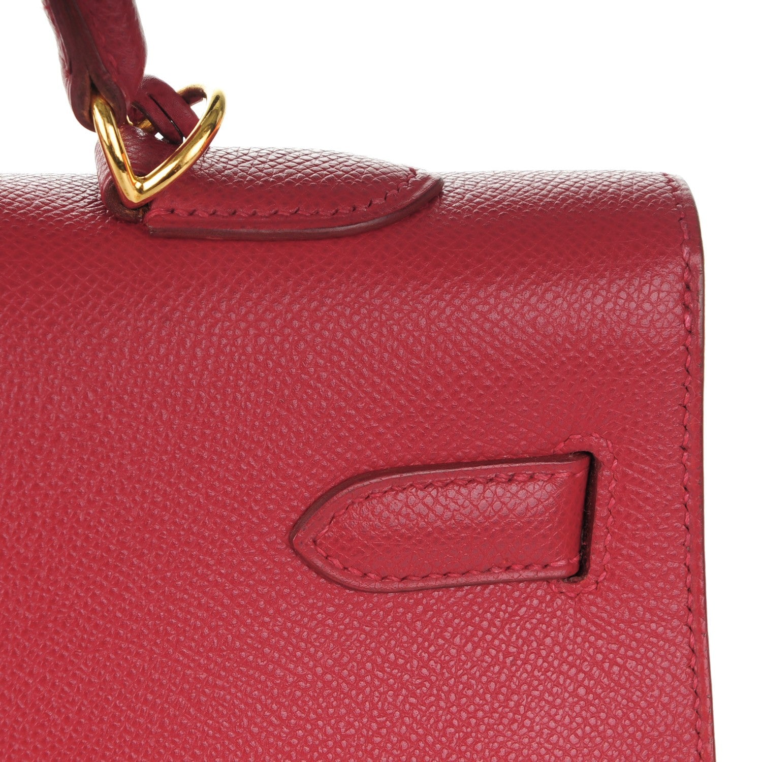 Hermes Courchevel Kelly Sellier 35 Rouge Vif 15 of 27