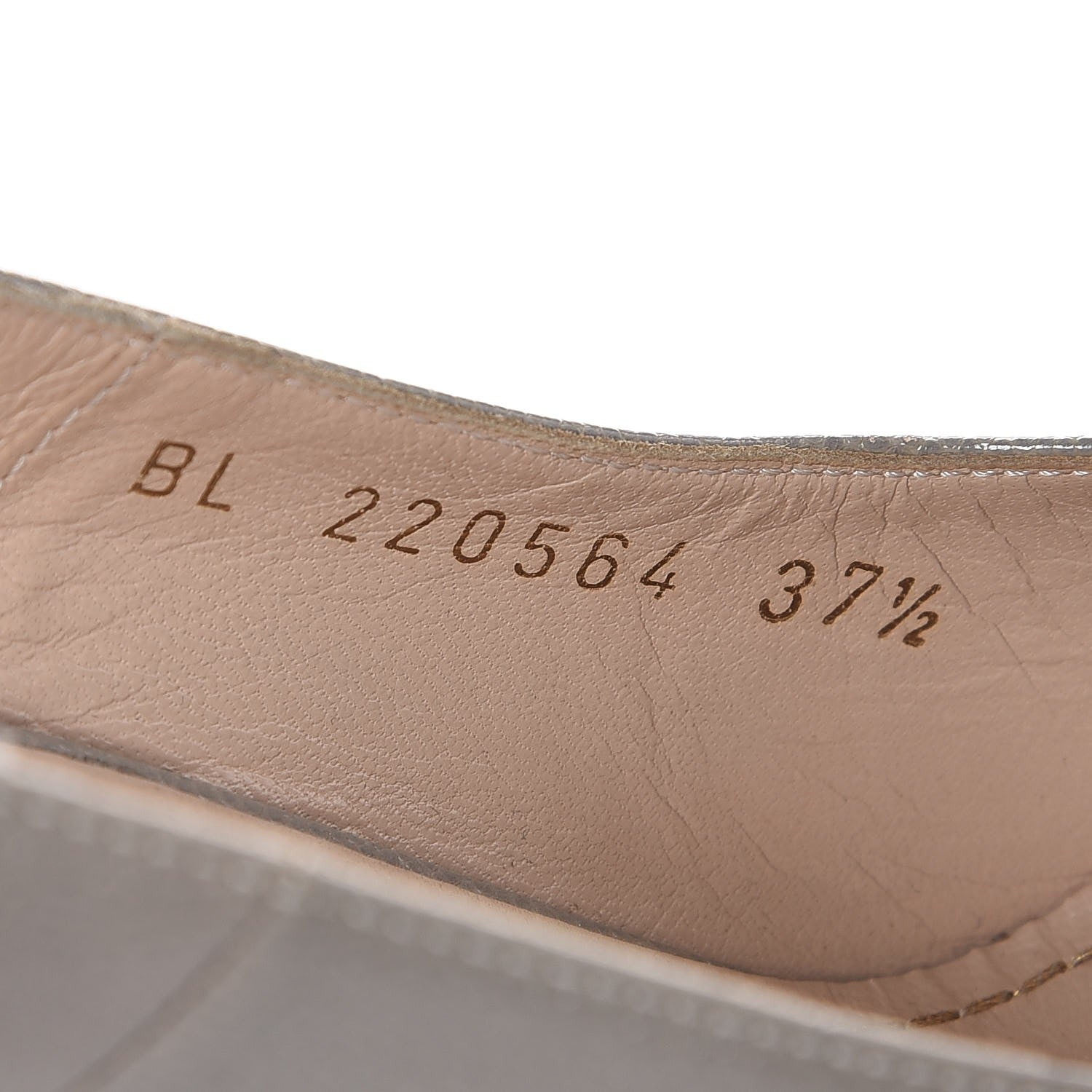 Saint Laurent Vernigolf Tribtoo Slingback Platform Pumps 37.5 Stone Beige 11 of 12
