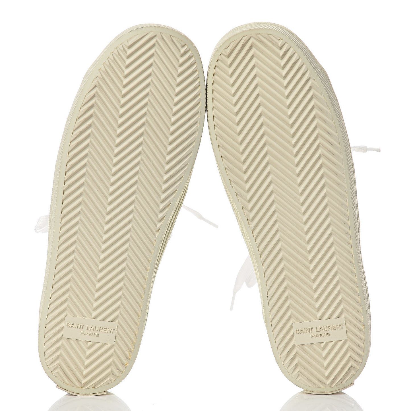 Calfskin Court Sneakers 36 White