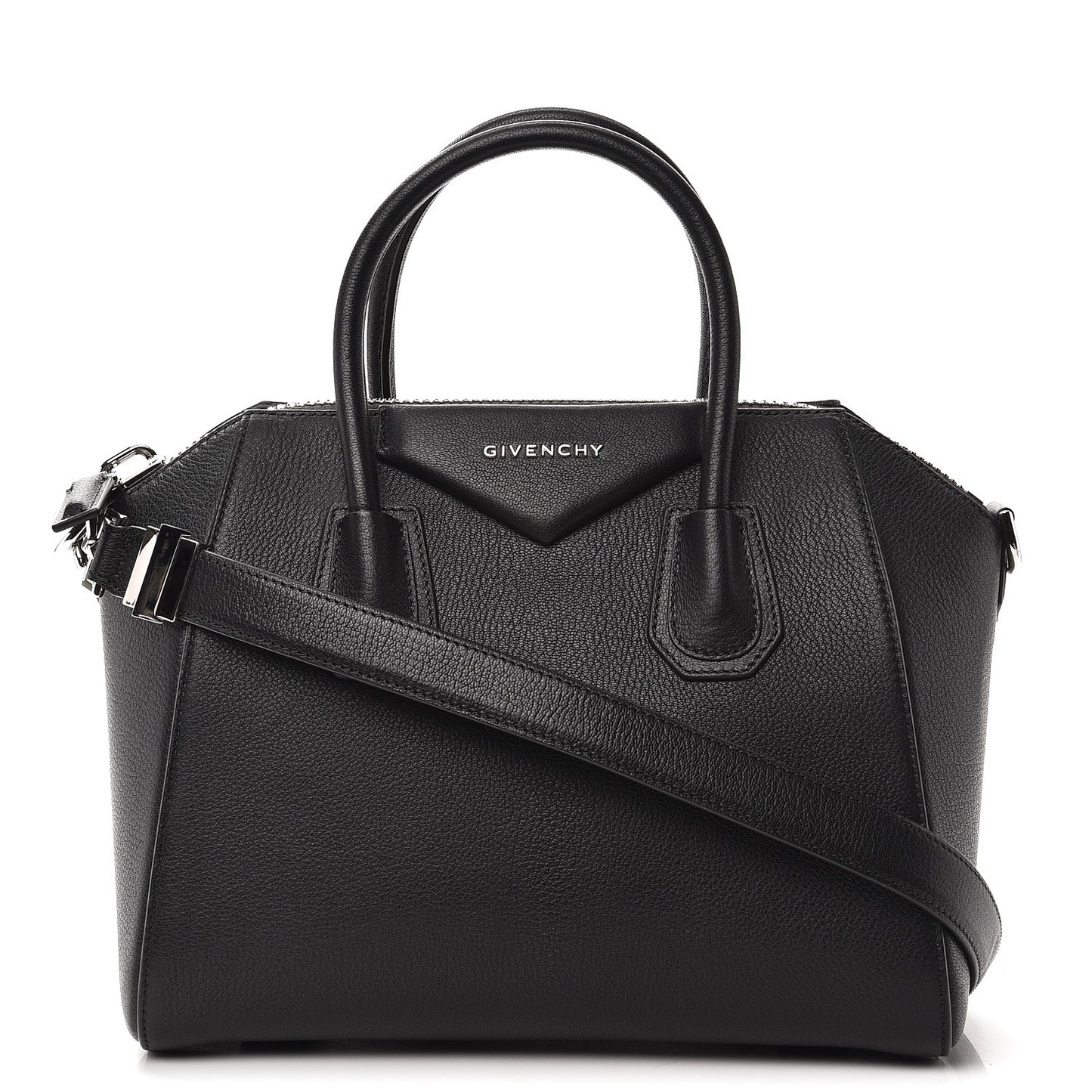 Sugar Goatskin Small Antigona Black